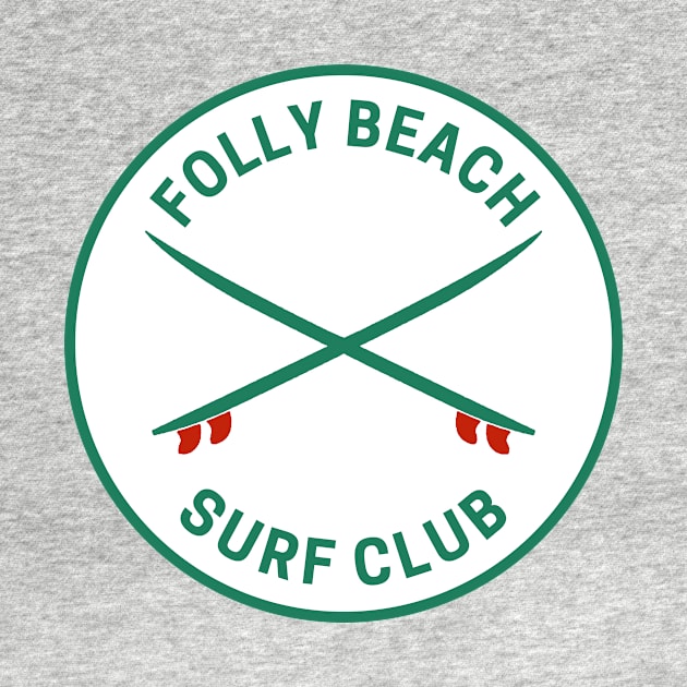 Vintage Folly Beach South Carolina Surf Club by fearcity